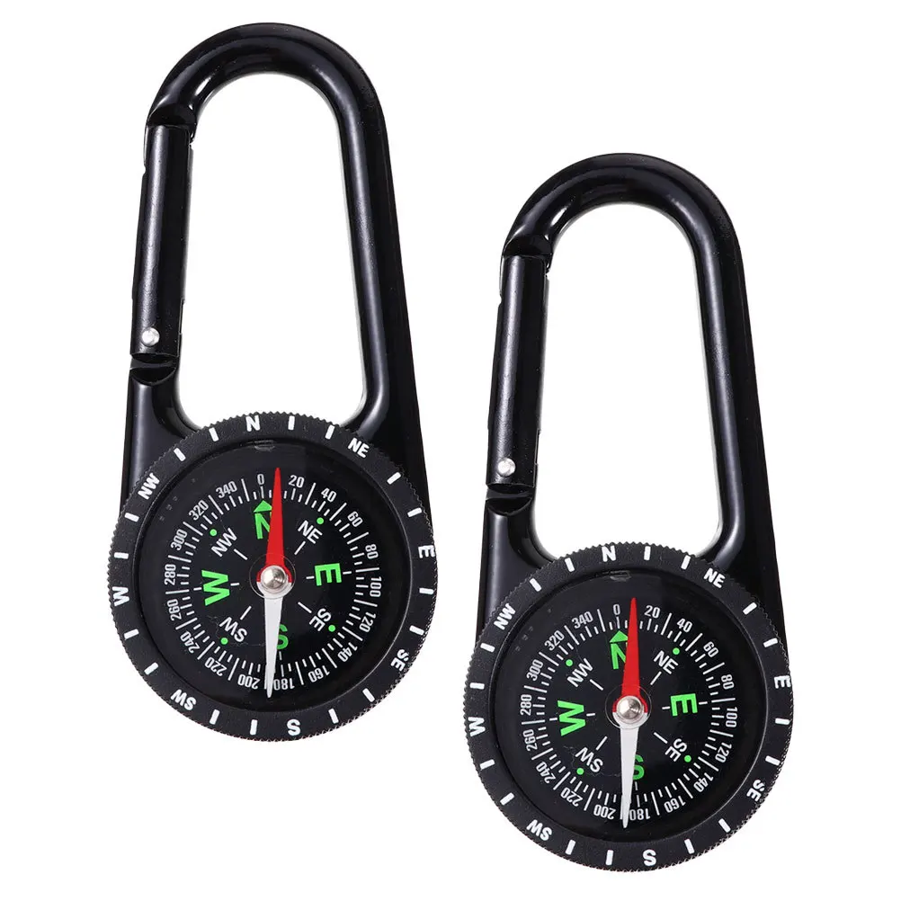 2Pcs Carabiner Compass Zinc Alloy Multifunctional Portable Hiking Survival Outdoor Camping Clip Keychain Direction Finder
2Pcs Carabiner Compass Zinc Alloy Multifunctional Portable Hiking Survival Outdoor Camping Clip Keychain Direction Finder