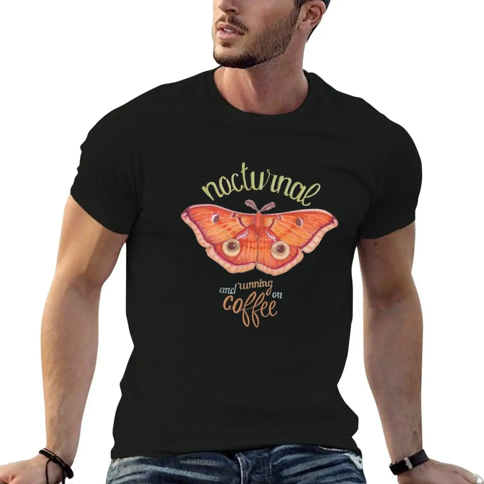 t running men dark shirts coffee on moth orange man T-Shirt man for nocturnal background on tshirt
t running men dark shirts coffee on moth orange man T-Shirt man for nocturnal background on tshirt