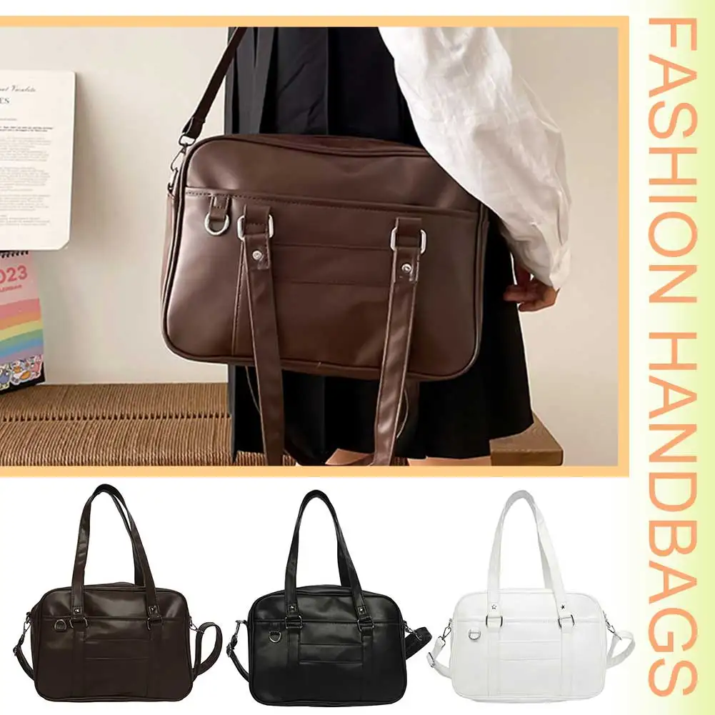 Japanese Handbag with Adjustable Strap JK Uniform Bag with Zipper Closure Ita Bag Underarm Bag Messenger Bag for Women
Japanese Handbag with Adjustable Strap JK Uniform Bag with Zipper Closure Ita Bag Underarm Bag Messenger Bag for Women