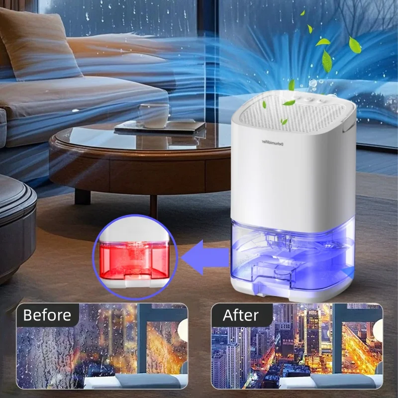 Portable Dehumidifier for Air Filter Home Mini Dehumidifier Bedroom Office Silent Moisture Absorption Small Dehumidifier
Portable Dehumidifier for Air Filter Home Mini Dehumidifier Bedroom Office Silent Moisture Absorption Small Dehumidifier