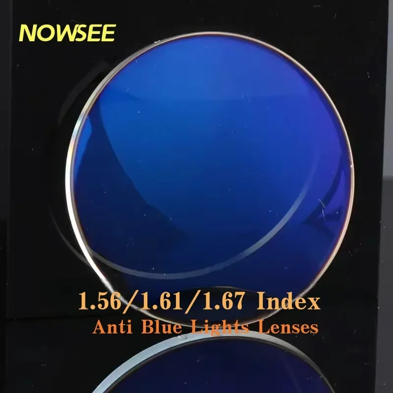 NOWSEE Anti Blue Light 1.56 1.61 1.67 Index Aspherical Prescription Myopia Lens Computer Blocking Resin Lens Comfortable Hot
NOWSEE Anti Blue Light 1.56 1.61 1.67 Index Aspherical Prescription Myopia Lens Computer Blocking Resin Lens Comfortable Hot