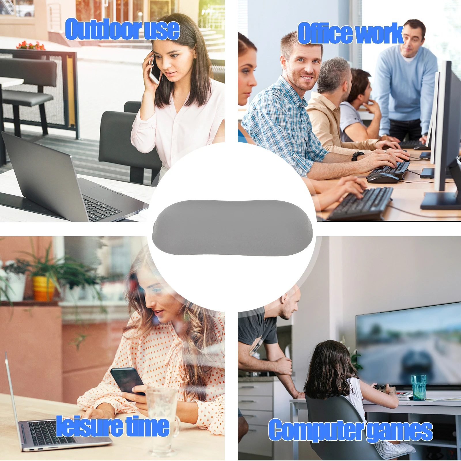 Ergonomic Wrist Pad Mouse Rest Computer Keyboard Silicone Gel Large Size Wrist Support Pain Relief Travel Office Use Washable
Ergonomic Wrist Pad Mouse Rest Computer Keyboard Silicone Gel Large Size Wrist Support Pain Relief Travel Office Use Washable