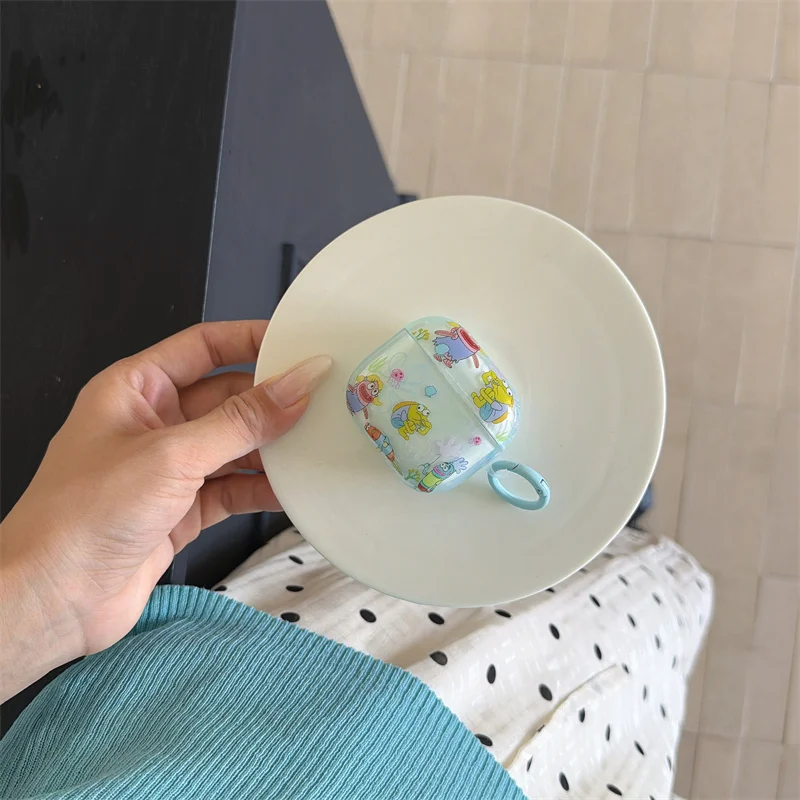 Cute Cartoon Earphone Case For AirPods Pro 3 2 For AirPods 4 3 2 1 Transparent Blue Protective Cover With Keychain Ring Gift New
Cute Cartoon Earphone Case For AirPods Pro 3 2 For AirPods 4 3 2 1 Transparent Blue Protective Cover With Keychain Ring Gift New