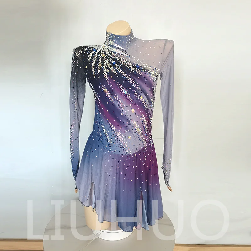 LIUHUO Ice Figure Skating Dress Girls Women Teens Stretchy Spandex Gradient Competition Wholesale
LIUHUO Ice Figure Skating Dress Girls Women Teens Stretchy Spandex Gradient Competition Wholesale