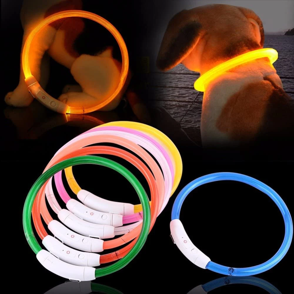Led Dog Glow in Dark Electronic Pet LED Dog Collar Adjustable Luminous Pet Collars Night Safety Dog LED Collar Pet Supplies
Led Dog Glow in Dark Electronic Pet LED Dog Collar Adjustable Luminous Pet Collars Night Safety Dog LED Collar Pet Supplies