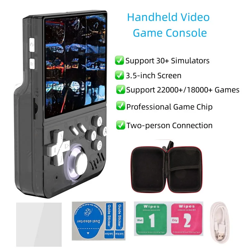 Portable Retro Handheld Video Game Console Open Source Linux System Mini 3.5-inch lPS Screen Pocket Video Player Gift
Portable Retro Handheld Video Game Console Open Source Linux System Mini 3.5-inch lPS Screen Pocket Video Player Gift