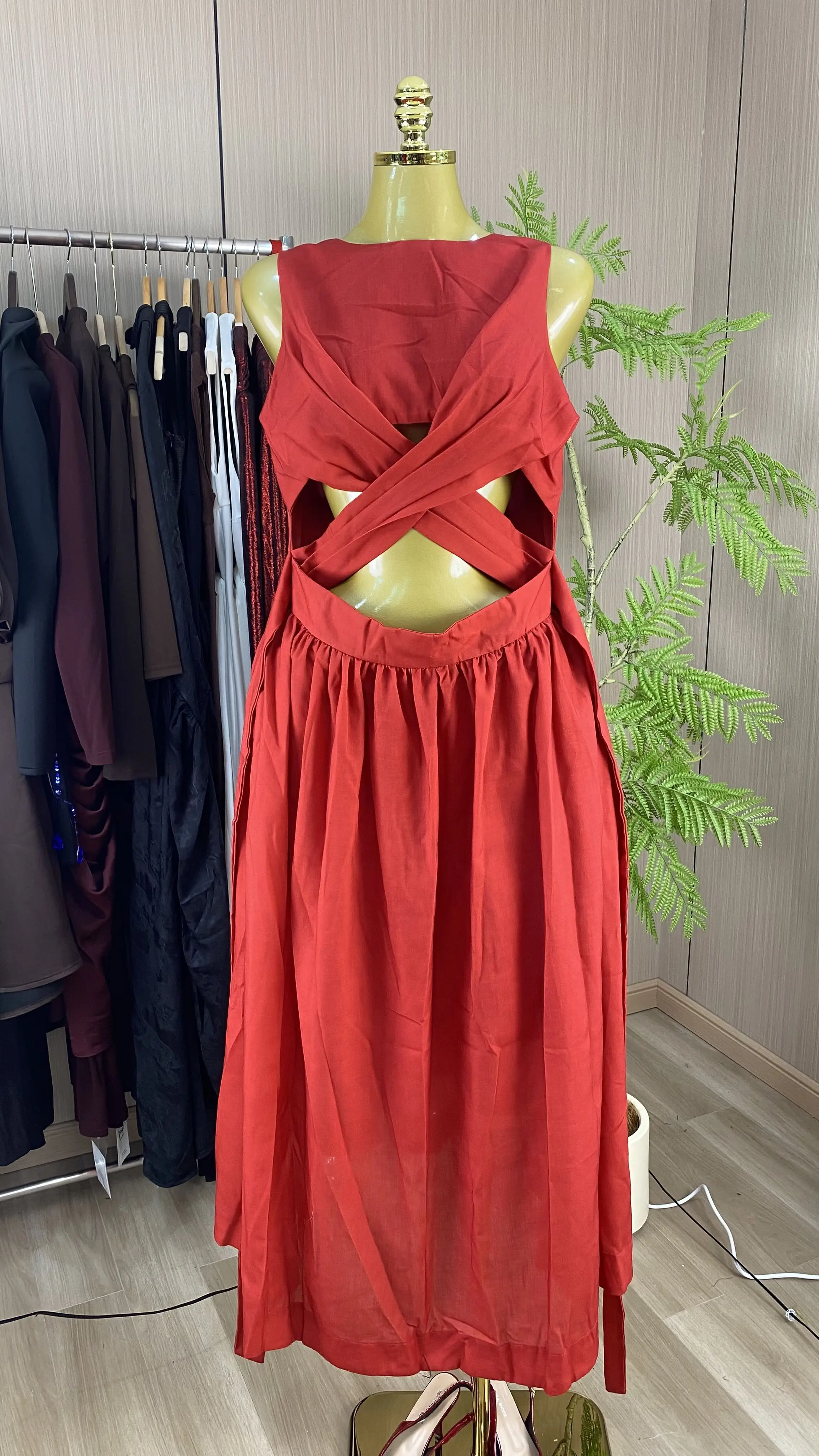 2026 Women's Sleeveless Backless Mesh Maxi Evening Dress - Casual, Natural, Sexy, Hollowed-out Party Dress-GZXX813
2026 Women's Sleeveless Backless Mesh Maxi Evening Dress - Casual, Natural, Sexy, Hollowed-out Party Dress-GZXX813