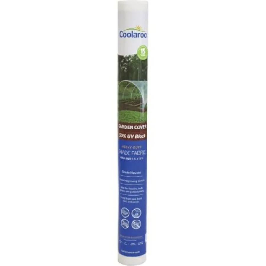 Garden Shade Cloth for Plants - Tear-Resistant Breathable Shade Fabric for Greenhouses, Seedlings and Early Growth, 6ftx15ft Ro
Garden Shade Cloth for Plants - Tear-Resistant Breathable Shade Fabric for Greenhouses, Seedlings and Early Growth, 6ftx15ft Ro