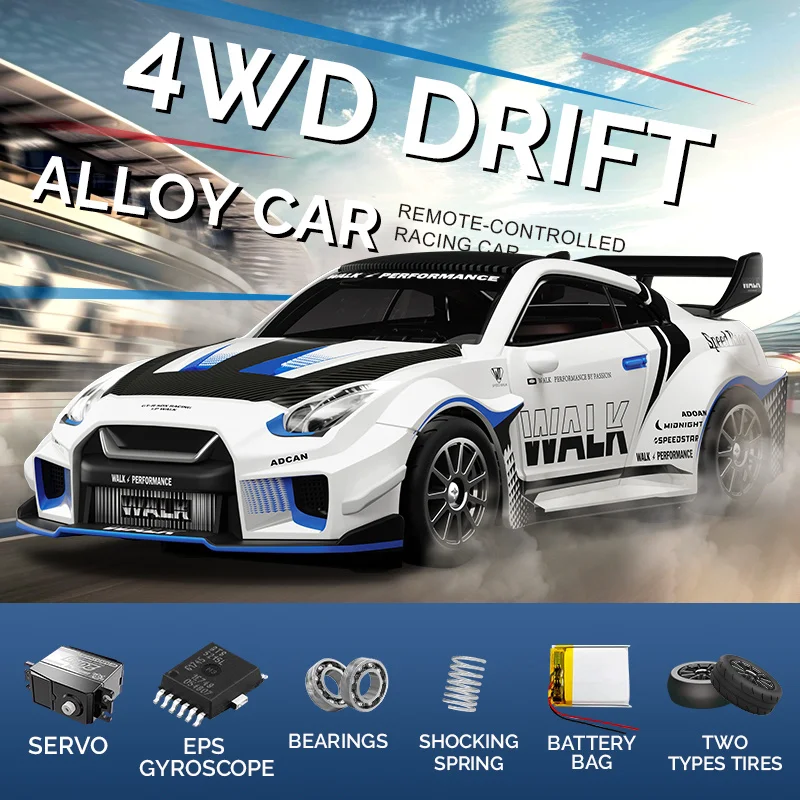 Классический масштаб 1/43 4WD RC Drift Car, сплав, гироскоп, гоночная модель с дистанционным управлением, полноразмерный электрический автомобиль от комаров, игрушка
Классический масштаб 1/43 4WD RC Drift Car, сплав, гироскоп, гоночная модель с дистанционным управлением, полноразмерный электрический автомобиль от комаров, игрушка