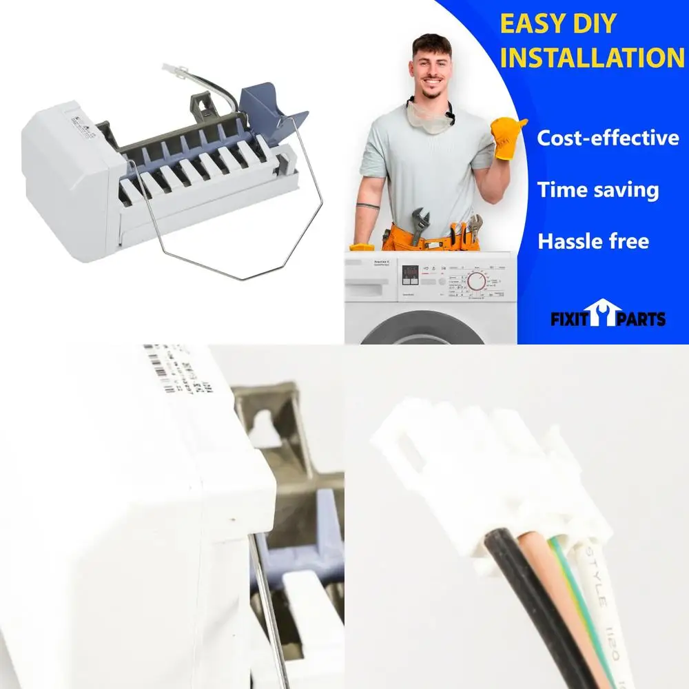 Ice Maker Replacement Compatible with Whirlpool and Maytag Refrigerators, Replaces W10377152, WPW10377152, WPW10469286, 2210051,
Ice Maker Replacement Compatible with Whirlpool and Maytag Refrigerators, Replaces W10377152, WPW10377152, WPW10469286, 2210051,