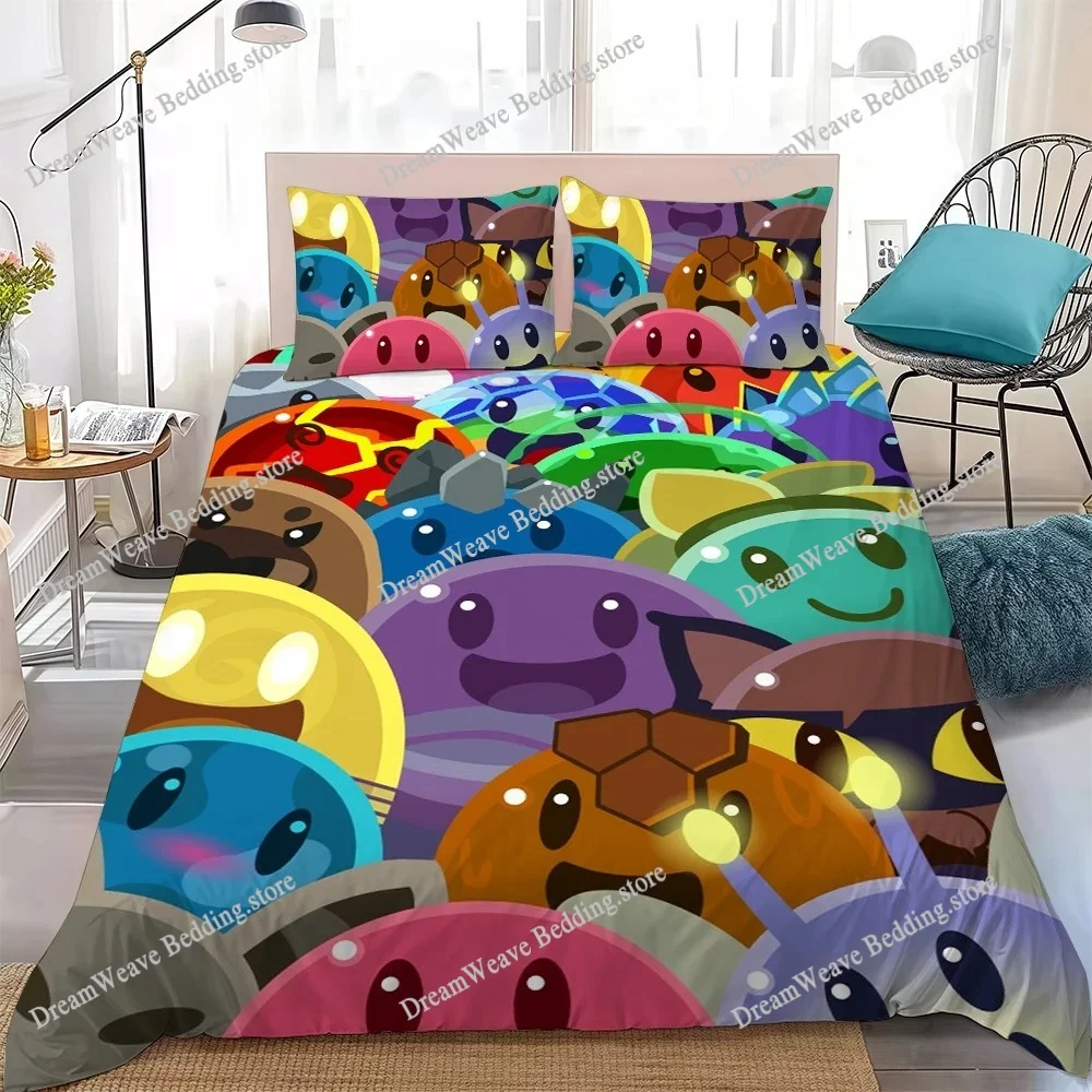 Game S-Slime Rancher Duvet Cover Set Home Style Bedding Soft Laundry Cotton Bed Student Dormitory Gift
Game S-Slime Rancher Duvet Cover Set Home Style Bedding Soft Laundry Cotton Bed Student Dormitory Gift