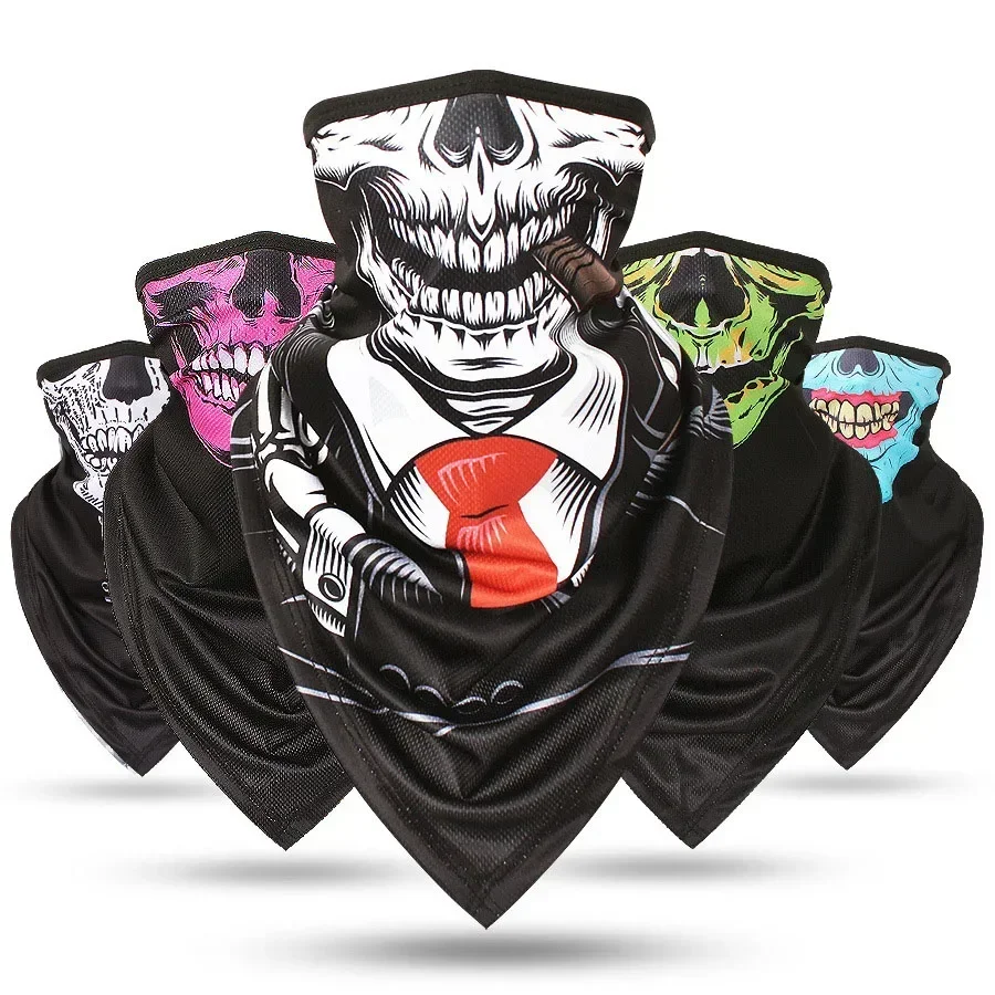 Elastic Breathable Cycling Face Bandana Skull Mask Motorcycle Riding Face Cover Windproof Bicycle Headgear Neck Warmer Reusable
Elastic Breathable Cycling Face Bandana Skull Mask Motorcycle Riding Face Cover Windproof Bicycle Headgear Neck Warmer Reusable