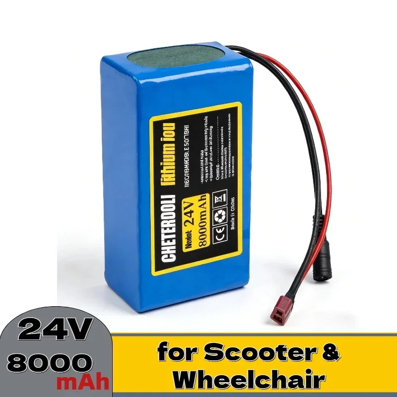 100% New 7S3P 24V 8000mAh Rechargeable Lithium Battery Pack – High Capacity Spare for Scooter & Wheelchair Durable Reliable
100% New 7S3P 24V 8000mAh Rechargeable Lithium Battery Pack – High Capacity Spare for Scooter & Wheelchair Durable Reliable