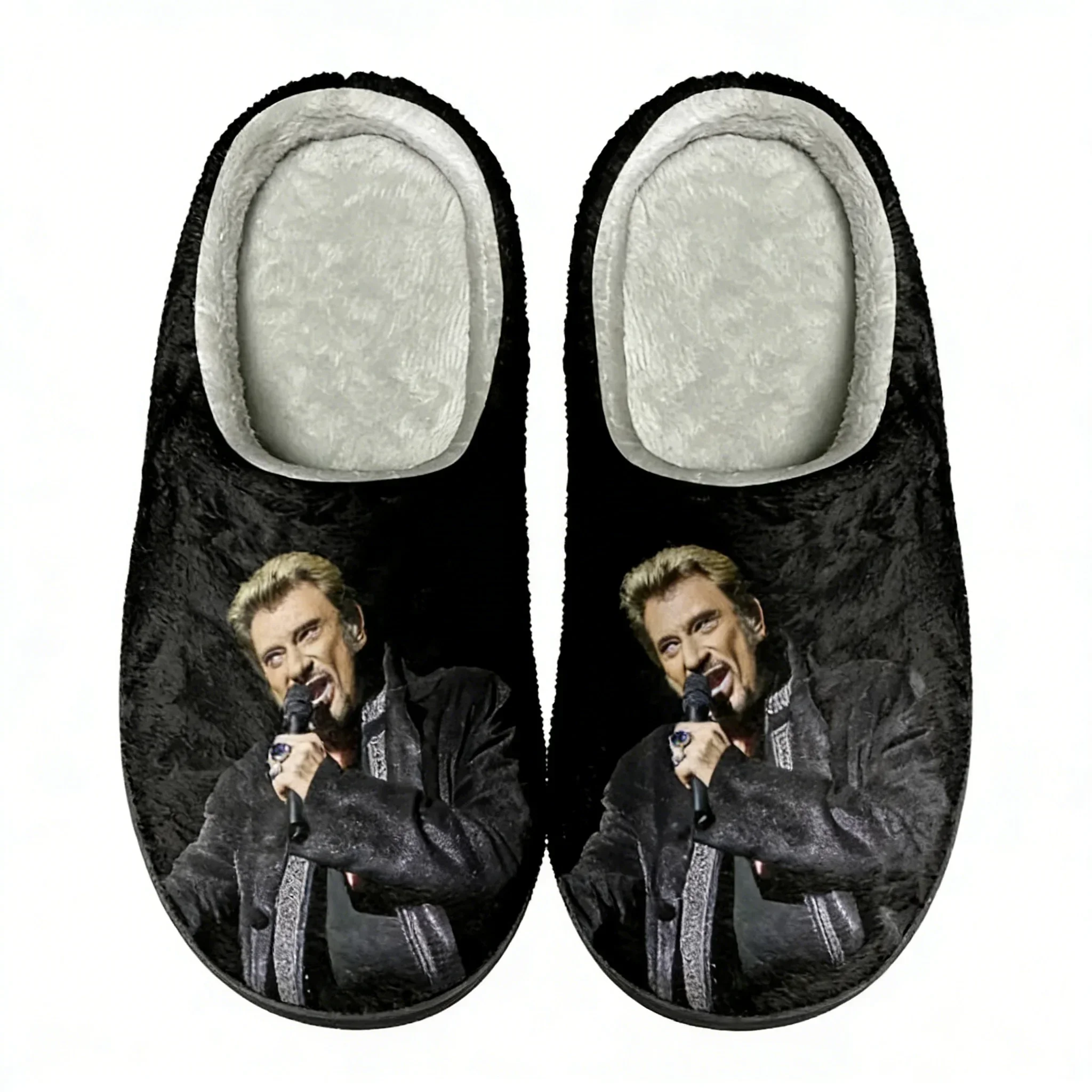 Johnny Hallyday Design Winter Warm Slippers Women Men Home Cotton Shoes Non-slip Indoor Couple Slipper Slides Print On Demand
Johnny Hallyday Design Winter Warm Slippers Women Men Home Cotton Shoes Non-slip Indoor Couple Slipper Slides Print On Demand