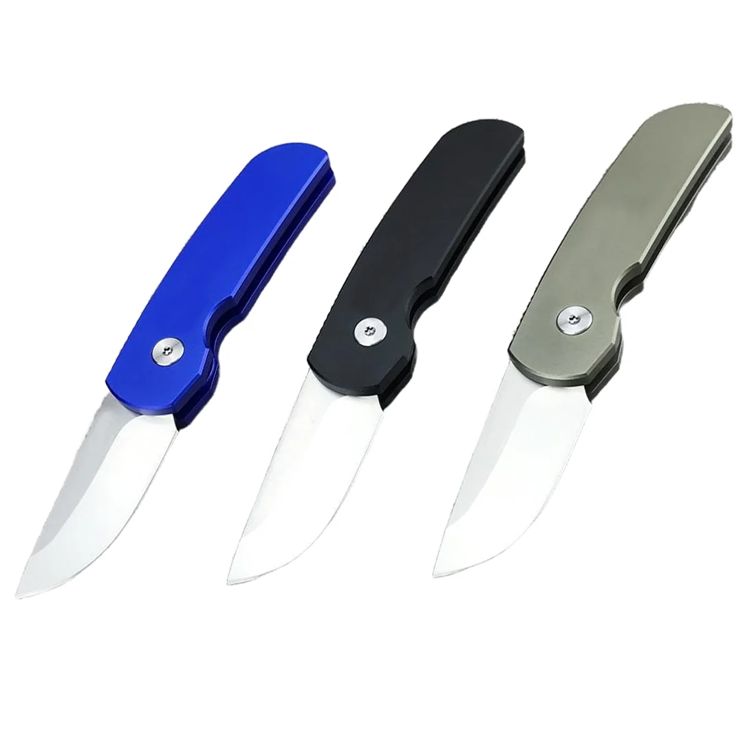 Pro 2203 Mini Folding Knife 154CM DLC Plain Blade Aviation Aluminum Handles
Pro 2203 Mini Folding Knife 154CM DLC Plain Blade Aviation Aluminum Handles