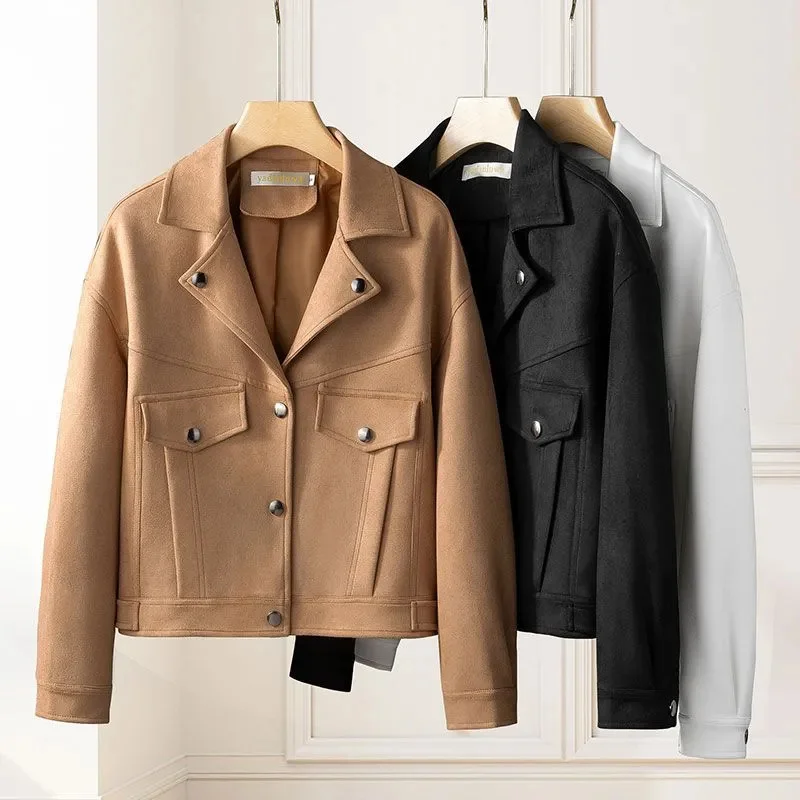 Spring and Autumn Women Clothing 2024 New Style Temperament Casual Jacket Female Loose Short Jacket Long Sleeved Versatile Women
Spring and Autumn Women Clothing 2024 New Style Temperament Casual Jacket Female Loose Short Jacket Long Sleeved Versatile Women