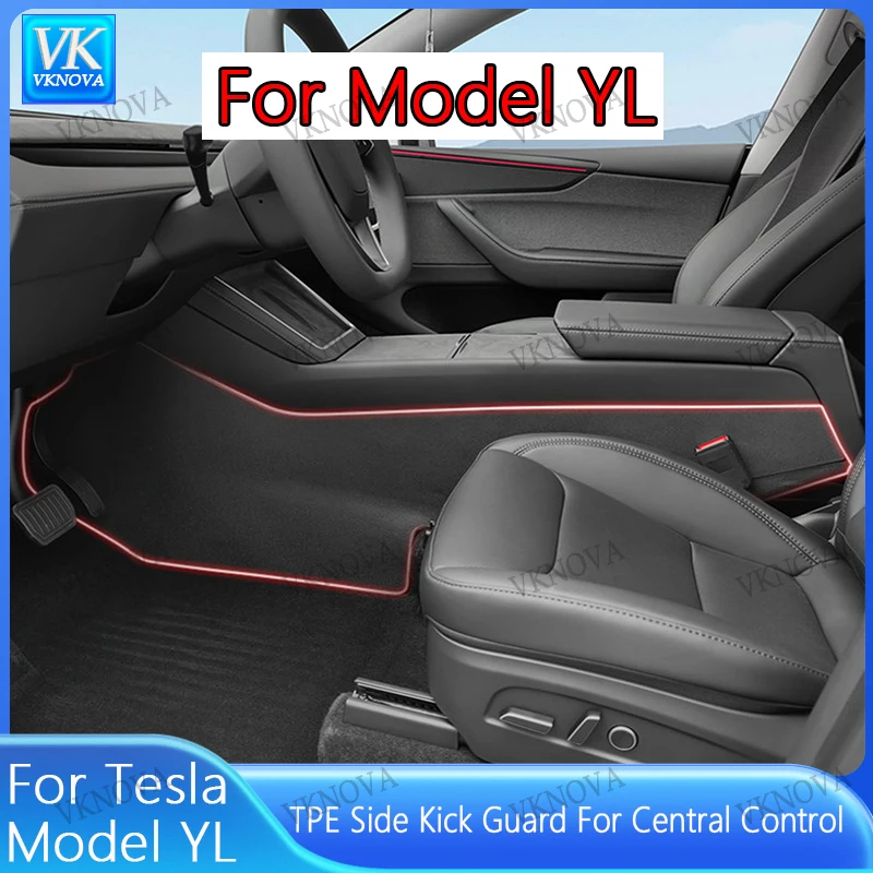 VKNOVA For Tesla Model Y/ Y L Juniper 2025 2026 TPE Central Control Side Anti Kick Pad Anti-dirt Protective Protecto Accessories
VKNOVA For Tesla Model Y/ Y L Juniper 2025 2026 TPE Central Control Side Anti Kick Pad Anti-dirt Protective Protecto Accessories