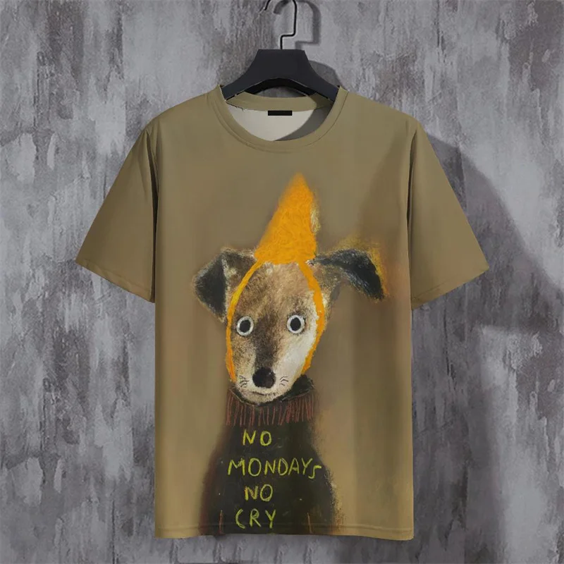 Cartoon Animal Pattern T-Shirt For Men Frog Cat Dog 3D Printed Tees Summer Loose Short Sleeve T Shirts O-Neck Tops Streetwear
Cartoon Animal Pattern T-Shirt For Men Frog Cat Dog 3D Printed Tees Summer Loose Short Sleeve T Shirts O-Neck Tops Streetwear