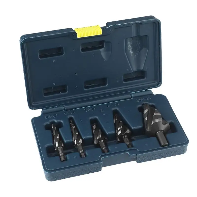 Metal Step Drill Bit Hss Step Drill Bit Set For Metal Industrial Grade High-Speed Steel Spiral Cutting Tools For Wood Aluminum
Metal Step Drill Bit Hss Step Drill Bit Set For Metal Industrial Grade High-Speed Steel Spiral Cutting Tools For Wood Aluminum