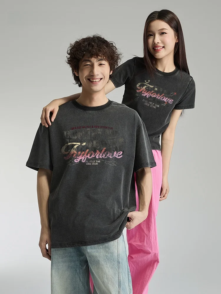 Washed Vintage Couple Matching Short Sleeve T-Shirts Men's Long Short Top Casual Cotton Summer New Arrival Tryforlove
Washed Vintage Couple Matching Short Sleeve T-Shirts Men's Long Short Top Casual Cotton Summer New Arrival Tryforlove