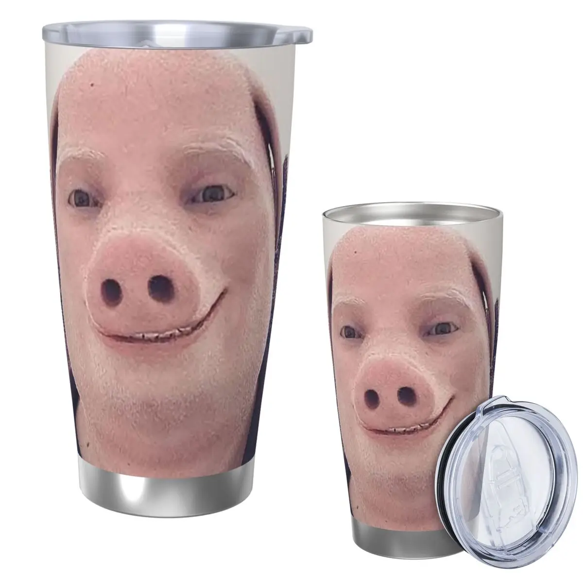 John Pork Stainless Steel Tumbler Vacuum Insulated Mug Thermal Cold Bottle Straw With Lid 20oz
John Pork Stainless Steel Tumbler Vacuum Insulated Mug Thermal Cold Bottle Straw With Lid 20oz