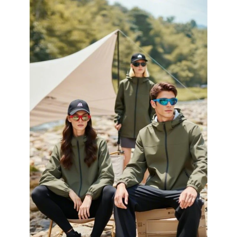 Spring and Autumn Men's and Women's Outdoor Jackets Loose Hoodie Casual Outdoor Camping Windproof Jacket Zipper Coat
Spring and Autumn Men's and Women's Outdoor Jackets Loose Hoodie Casual Outdoor Camping Windproof Jacket Zipper Coat