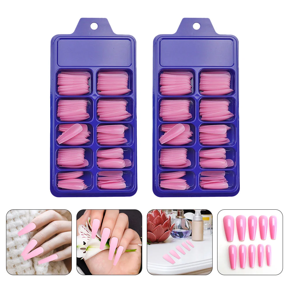 200 Pcs Nail Patch Full Cover Coffin Tips Extra Long Manicure Fake Nails Beauty Tools False
200 Pcs Nail Patch Full Cover Coffin Tips Extra Long Manicure Fake Nails Beauty Tools False