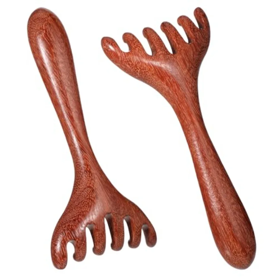 2 PCS Wooden Massage Comb 6 Claws, Wooden Head Foot Massager Scalp, Wood Therapy Massage Tools for Head, Back, Legs, Feet, Wood
2 PCS Wooden Massage Comb 6 Claws, Wooden Head Foot Massager Scalp, Wood Therapy Massage Tools for Head, Back, Legs, Feet, Wood