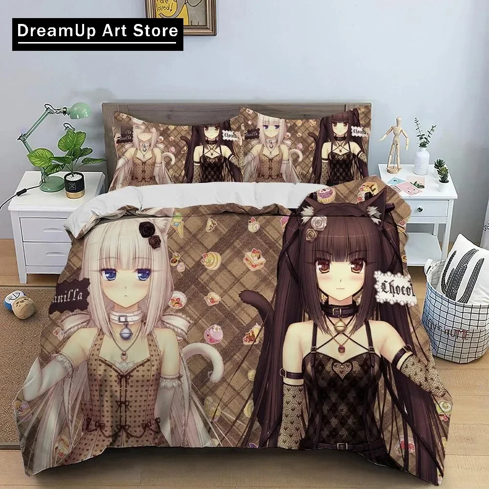 Anime Nekopara Sexy Girl Bedding Set Duvet Cover Bedroom Comforter Covers Single Twin King Size Quilt Cover Home Textile 2/3PCS
Anime Nekopara Sexy Girl Bedding Set Duvet Cover Bedroom Comforter Covers Single Twin King Size Quilt Cover Home Textile 2/3PCS