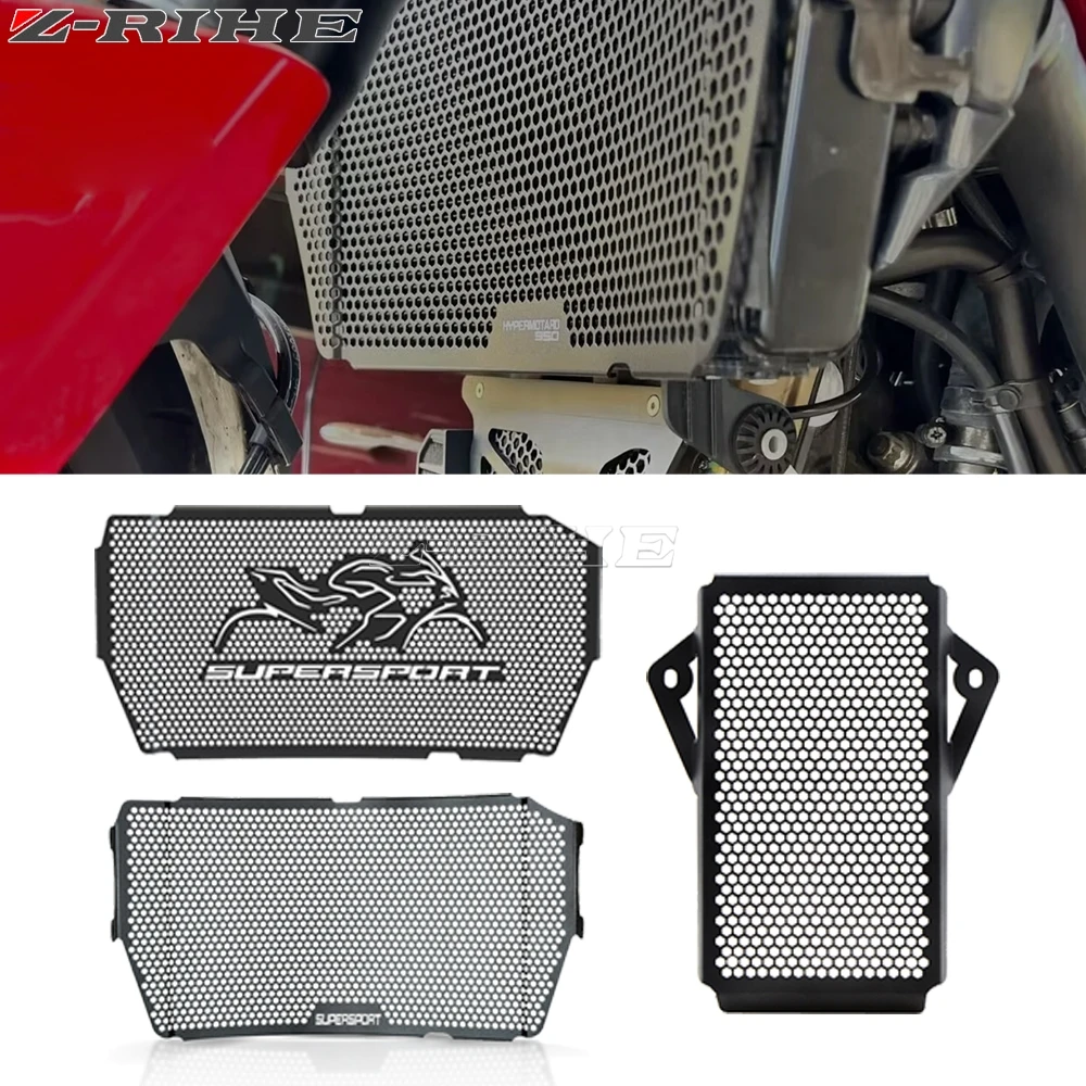 Motorcycle Radiator Guard Cover Grille Protector Oil Cooler Guard For Ducati SuperSport 939S 939 950S 950 2017-2021 2022 2023
Motorcycle Radiator Guard Cover Grille Protector Oil Cooler Guard For Ducati SuperSport 939S 939 950S 950 2017-2021 2022 2023