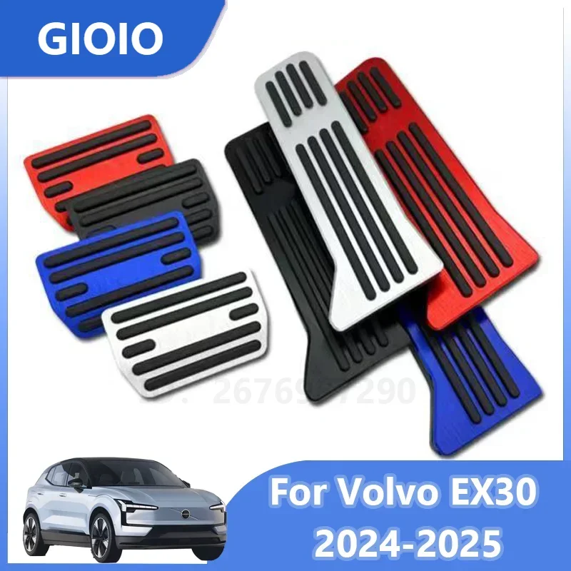 Для Volvo EX30 2024 2025 автомобильная накладка на педаль, нескользящая педаль из нержавеющей стали, алюминиевый сплав, резиновая крышка тормоза, автоаксессуары
Для Volvo EX30 2024 2025 автомобильная накладка на педаль, нескользящая педаль из нержавеющей стали, алюминиевый сплав, резиновая крышка тормоза, автоаксессуары