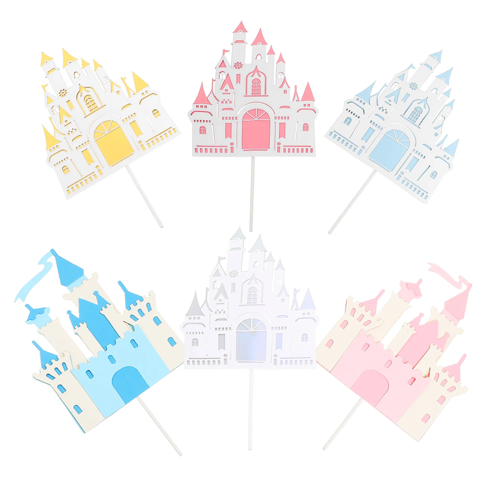 6 Pcs Wooden Castle Decoration Insert Cross Cake Decorations Logo Plastic Birthday Cupcake
6 Pcs Wooden Castle Decoration Insert Cross Cake Decorations Logo Plastic Birthday Cupcake