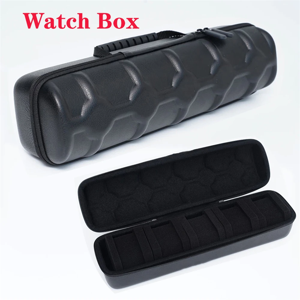 High Capacity 5 Slots Watch Box Travel Portable Waterproof Carrying Bag Mechanical Watches Holder Watch Case Storage Box Handbag
High Capacity 5 Slots Watch Box Travel Portable Waterproof Carrying Bag Mechanical Watches Holder Watch Case Storage Box Handbag