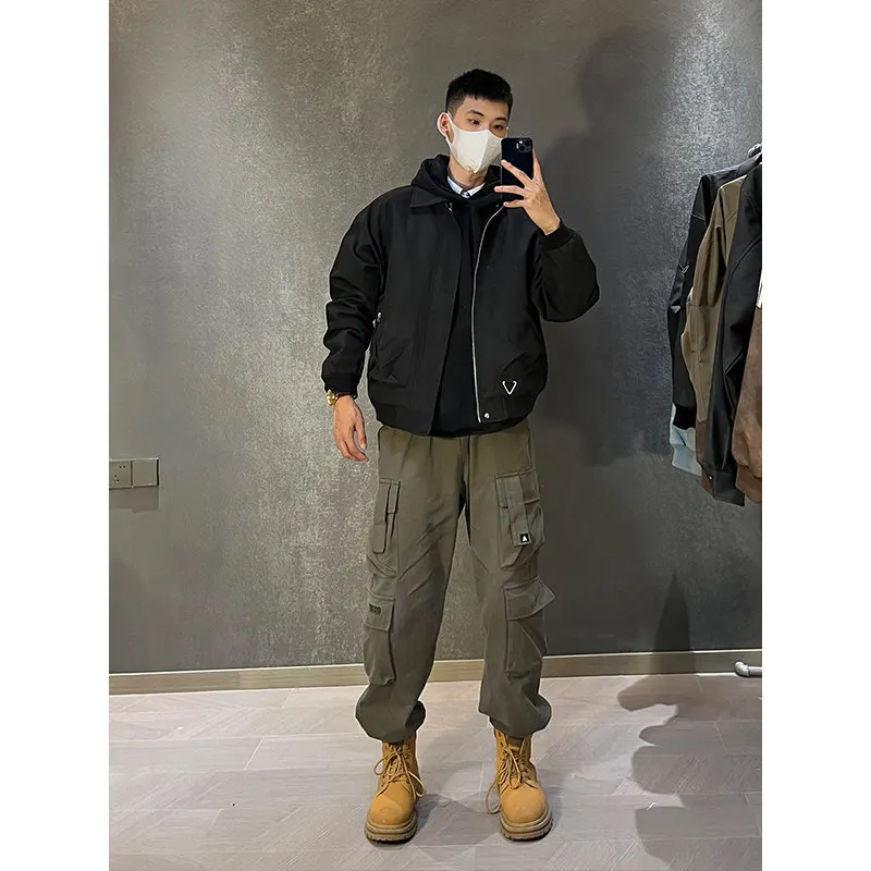 Retro American Workwear Jaet Men's Spring Autumn Trendy High Street Baseball Sle ort Coat Cool Haome Polyester Youth...
Retro American Workwear Jaet Men's Spring Autumn Trendy High Street Baseball Sle ort Coat Cool Haome Polyester Youth...