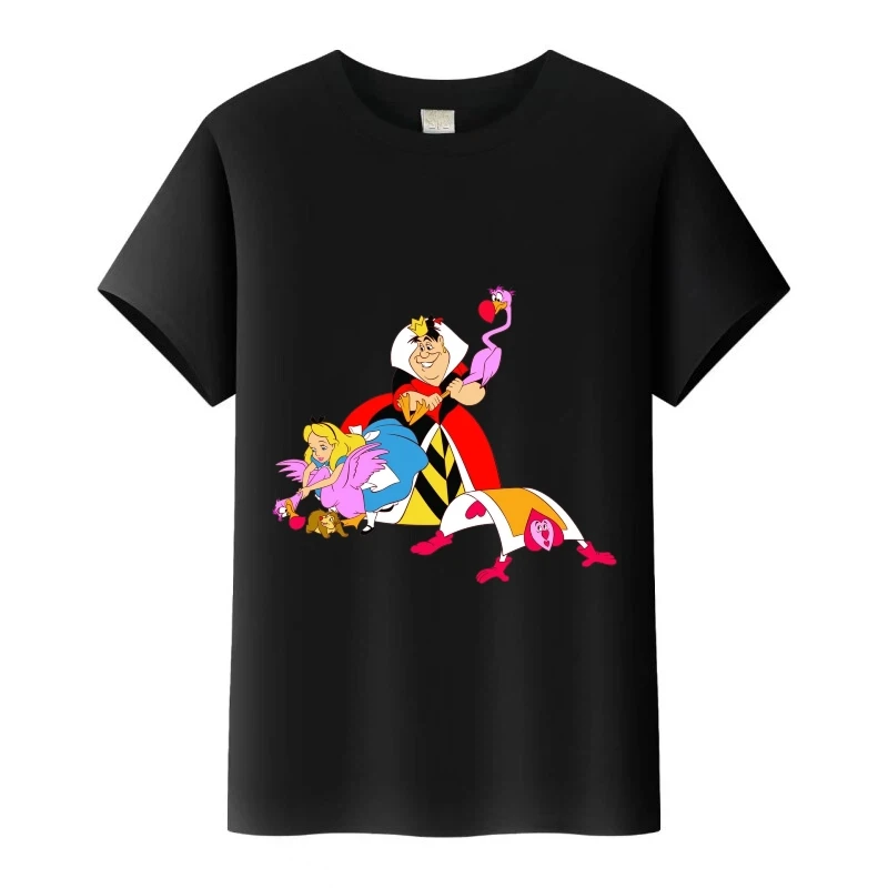 Fashion Disney Alice In Wonderland Princess Cartoon Girl Tees Loose Tops Woman Clothes Blouses Ladies T-Shirt Summer Tshirt Gift
Fashion Disney Alice In Wonderland Princess Cartoon Girl Tees Loose Tops Woman Clothes Blouses Ladies T-Shirt Summer Tshirt Gift