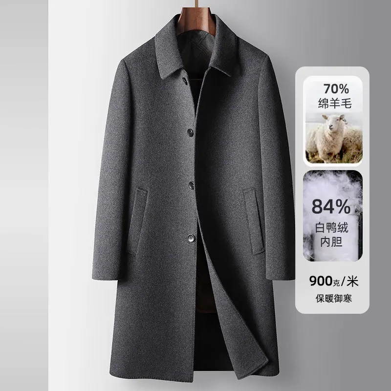 2026 Men Coat Autumn Winter Medium Long Business Coat
2026 Men Coat Autumn Winter Medium Long Business Coat