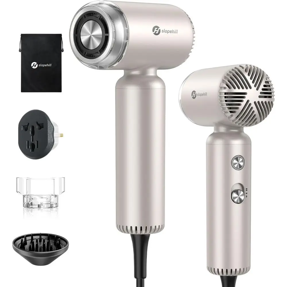 Dual age Travel Mini Hair Dryer, Lightweight Ionic Blow Dryer, Proional ast Drying, Compact Portabe Quiet Hairdryer with Magneti
Dual age Travel Mini Hair Dryer, Lightweight Ionic Blow Dryer, Proional ast Drying, Compact Portabe Quiet Hairdryer with Magneti