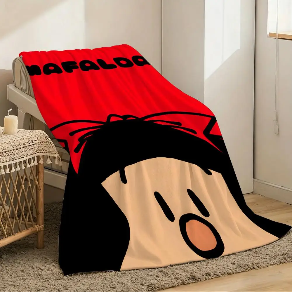 Mafalda Funny Throw Lightweight 240g Flannel Blanket Soft Skin-friendly for Summer Cooling
Mafalda Funny Throw Lightweight 240g Flannel Blanket Soft Skin-friendly for Summer Cooling