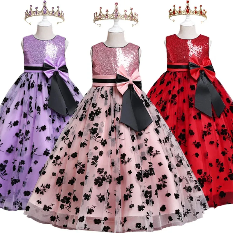 Elegant Girl Long Communion Wedding Bridesmaid Backless Floral Dress Children's Concert Party Host Graduation Ceremony Costumes
Elegant Girl Long Communion Wedding Bridesmaid Backless Floral Dress Children's Concert Party Host Graduation Ceremony Costumes