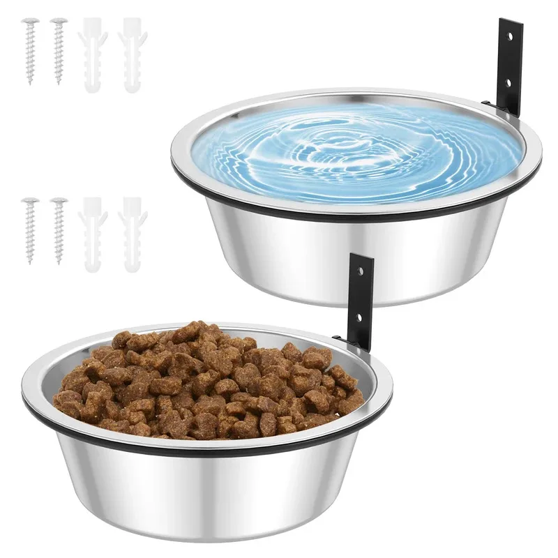 2 Pack Wall Mounted Dog Bowl Foldable Stainless Steel Raised Dog Food and Water Bowls Adjustable Height Wall Mounted Cat Food
2 Pack Wall Mounted Dog Bowl Foldable Stainless Steel Raised Dog Food and Water Bowls Adjustable Height Wall Mounted Cat Food