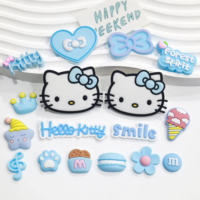 Лидер продаж, синяя обувь Hello Kitty, подвески, аксессуары для обуви KT Cat, рождественские подарки для девочек и женщин, браслет, тапочки с отверстиями, декор
Лидер продаж, синяя обувь Hello Kitty, подвески, аксессуары для обуви KT Cat, рождественские подарки для девочек и женщин, браслет, тапочки с отверстиями, декор