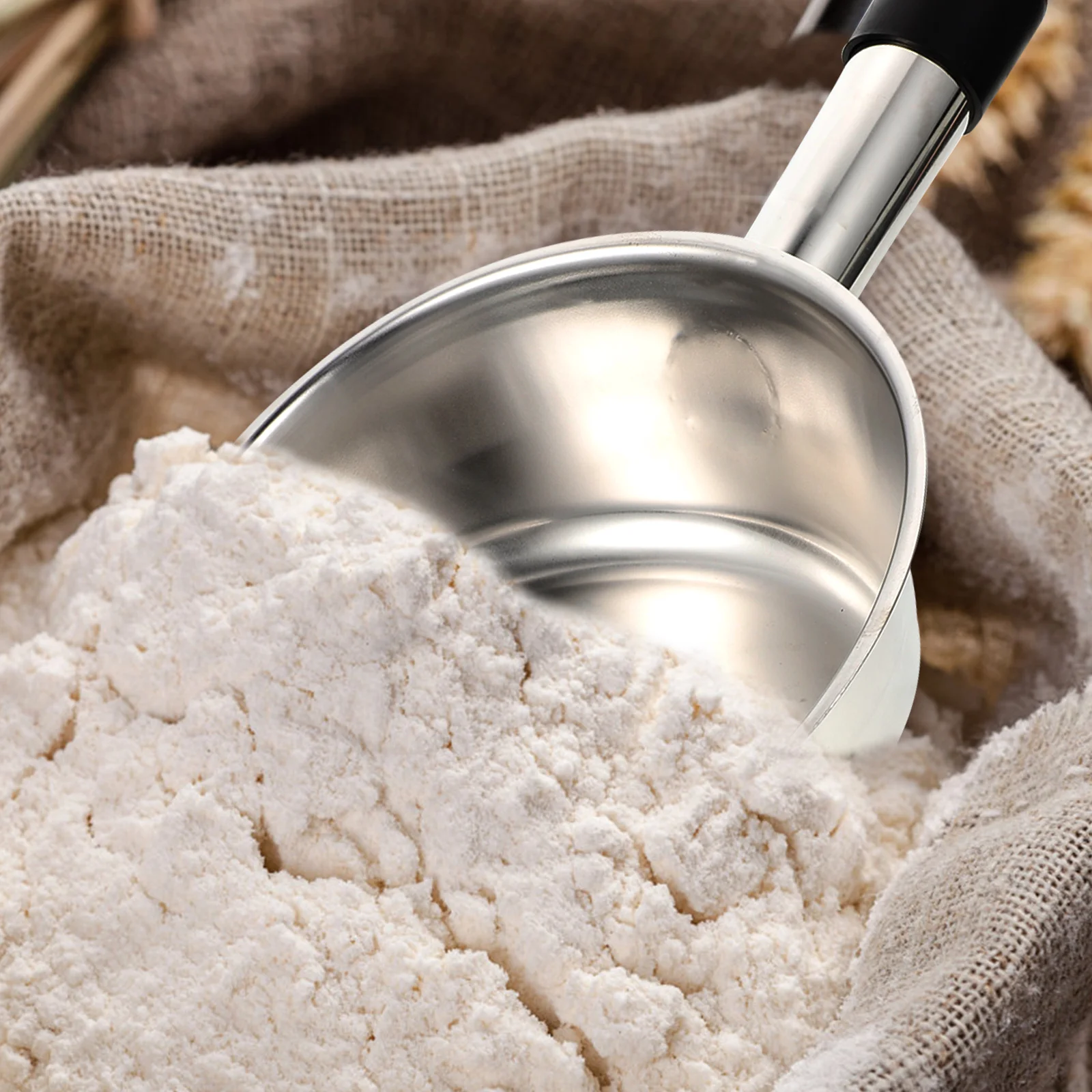 Stainless Steel Flour Shovel Ice Cube Scoop Small Size Narrow Mouth Steel H Kitchen Tool Dry Food Grain Scoop
Stainless Steel Flour Shovel Ice Cube Scoop Small Size Narrow Mouth Steel H Kitchen Tool Dry Food Grain Scoop