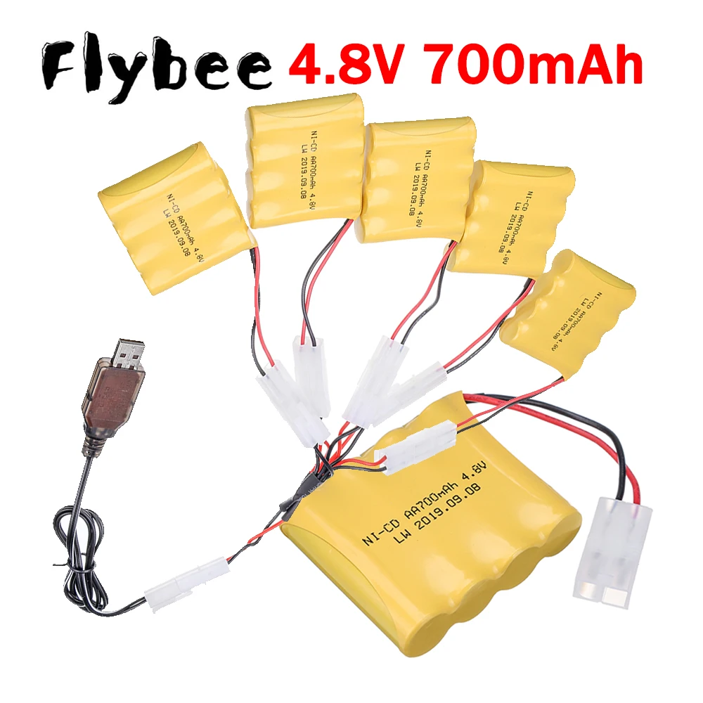 (Tamiya Plug) 700mAh 4.8V NICD Battery and Charger For Rc Cars Tanks Robots Boats Guns Toys Parts 4*AA 4.8 Volt Ni-CD Batteries
(Tamiya Plug) 700mAh 4.8V NICD Battery and Charger For Rc Cars Tanks Robots Boats Guns Toys Parts 4*AA 4.8 Volt Ni-CD Batteries