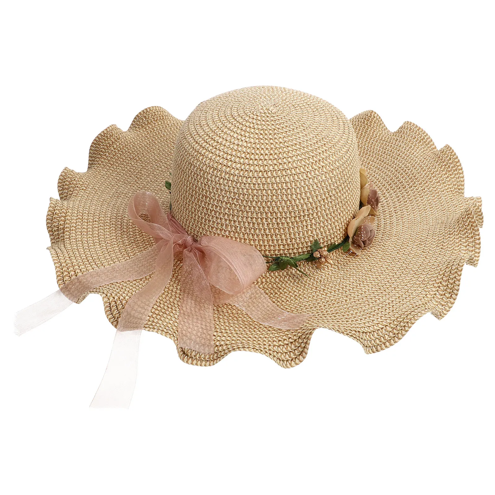 Straw Braid Sunhat Wide Brimmed Summer Hat Girls Beach Casual Sun Protection Outdoor Activities Lightweight Breathable Fashion
Straw Braid Sunhat Wide Brimmed Summer Hat Girls Beach Casual Sun Protection Outdoor Activities Lightweight Breathable Fashion