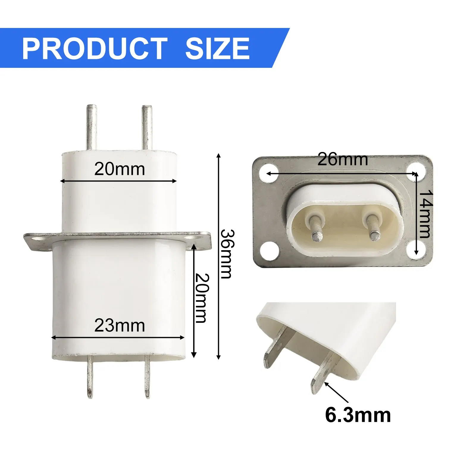 For Galanz Magnetron Filament Socket 4 Pin Power Socket Microwave Maintenance Enhances Microwave Functionality