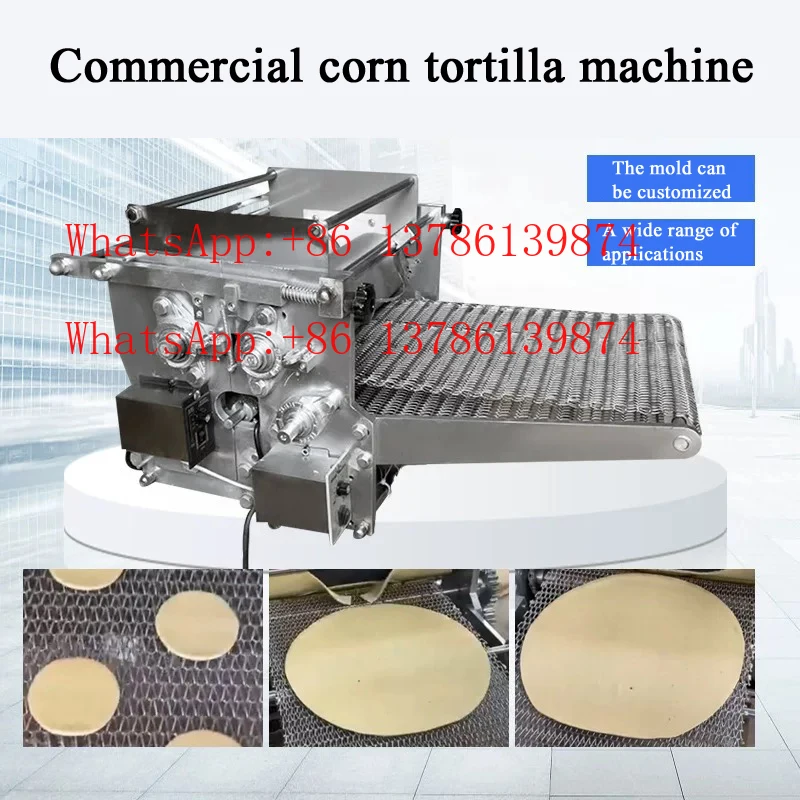 Automatic Tortilla Pressing Pita Bread Making Corn Tortilla Maker Thin Pancake Sheet Making
Automatic Tortilla Pressing Pita Bread Making Corn Tortilla Maker Thin Pancake Sheet Making