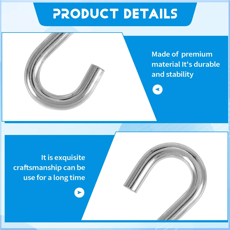 【Вспышка!】Упаковка из 2 сверхмощных S-образных крючков Гамак S-образные крючки Универсальные крючки, длина 3 дюйма
【Вспышка!】Упаковка из 2 сверхмощных S-образных крючков Гамак S-образные крючки Универсальные крючки, длина 3 дюйма