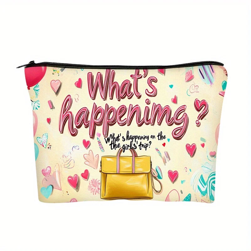 AGirls' Travel Fun Design Makeup Bag- Multifunctional Zipper Pouch, Jewelry Storage Bag, Perfect Travel Zipper Small Storage Bag
AGirls' Travel Fun Design Makeup Bag- Multifunctional Zipper Pouch, Jewelry Storage Bag, Perfect Travel Zipper Small Storage Bag