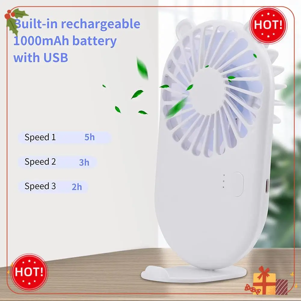 ABLE-Handheld Mini USB Fan, Portable USB Pocket Fan Rechargeable With Holder, 3 Speeds Adjustable Design Suitable For Kids
ABLE-Handheld Mini USB Fan, Portable USB Pocket Fan Rechargeable With Holder, 3 Speeds Adjustable Design Suitable For Kids