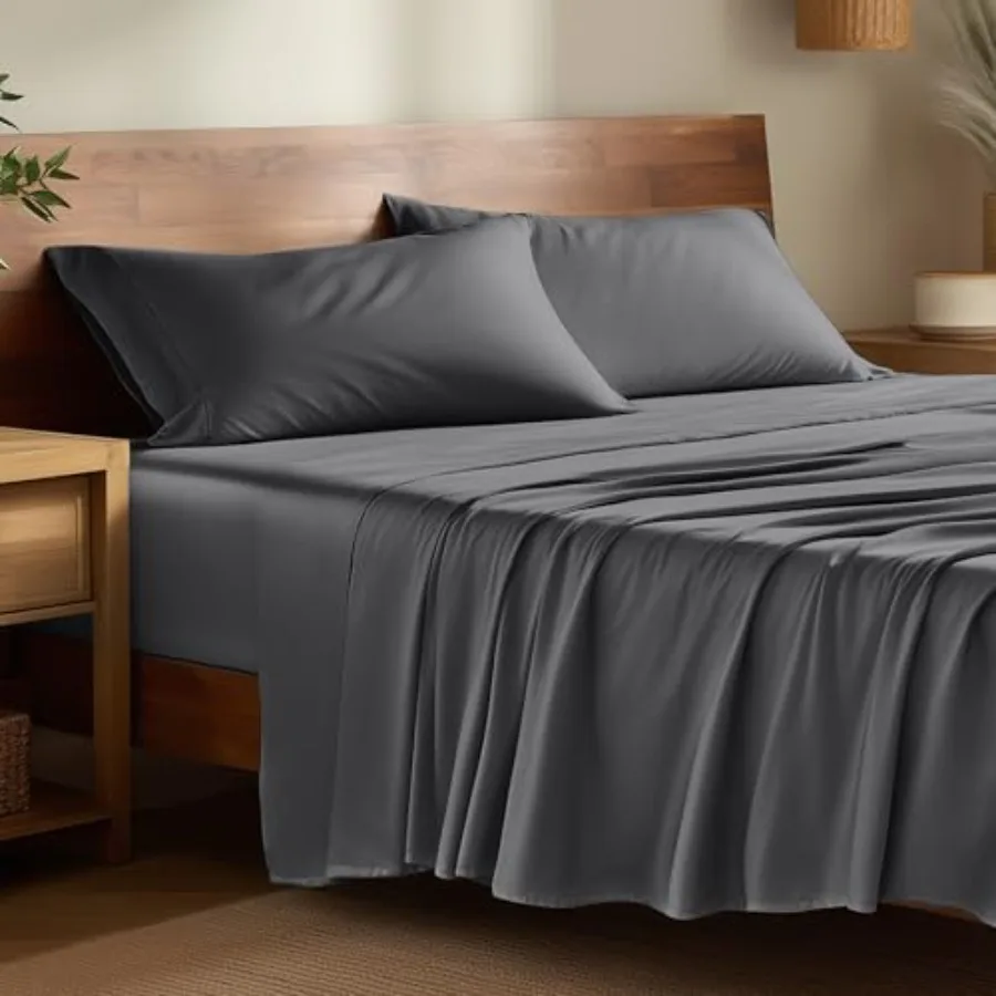 0% Rayon Made from Bamboo Luxury Sheet Set 4 Pcs Bedding Set Deep Pockets Cooling Sheets Breathable Easy Fit Soft Bedding Sheet
0% Rayon Made from Bamboo Luxury Sheet Set 4 Pcs Bedding Set Deep Pockets Cooling Sheets Breathable Easy Fit Soft Bedding Sheet